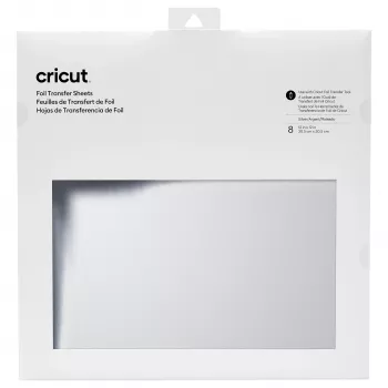 Cricut transferová fólie 30,5 cm x 30,5 cm, stříbrná metalická lesk
