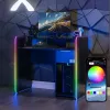 X Rocker 2023269 herní stůl s LED, černý