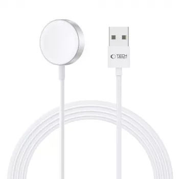 TECH-PROTECT ULTRABOOST magnetický nabíjecí kabel 120cm Apple Watch bílý