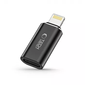 TECH-PROTECT ULTRABOOST adaptér Lightning na USB-C černý