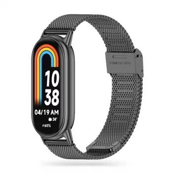 TECH-PROTECT Milanese Loop řemínek pro Xiaomi Smart Band 8 / 9 / NFC - černý