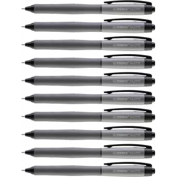 STABILO Palette Retractable Gel Pen 0.4 mm, Black