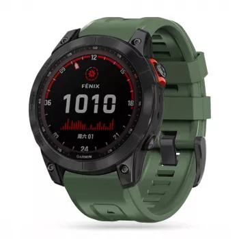 Řemínek TECH-PROTECT ICONBAND Garmin Fenix 5 / 6 / 6 Pro / 7 Army Green silikonový