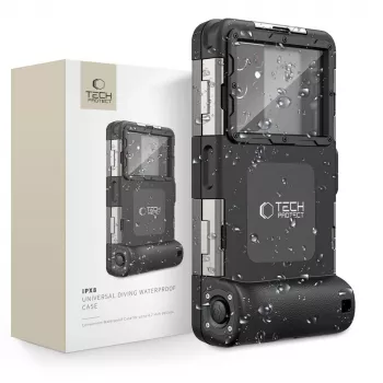 TECH-PROTECT IPX8 univerzální vodotěsné pouzdro na potápění černé