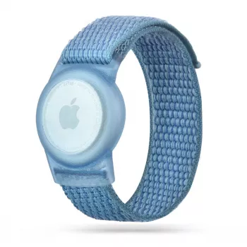 TECH-PROTECT Nylon pro děti Apple AirTag modré