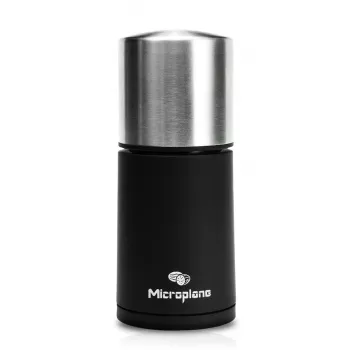 Microplane Spice Mill 2v1 struhadlo na muškátový oříšek – černo-průhledné