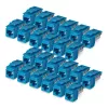 Keystone jack StarTech.com Cat6, 24 ks, RJ45 Ethernet keystone spojka, UTP Cat6 nástěnná zásuvka, 90 stupňů 110 Punch Down, modrá