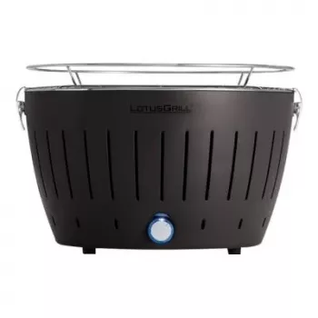 Stolní gril na dřevěné uhlí LotusGrill G340 32 cm antracit s USB
