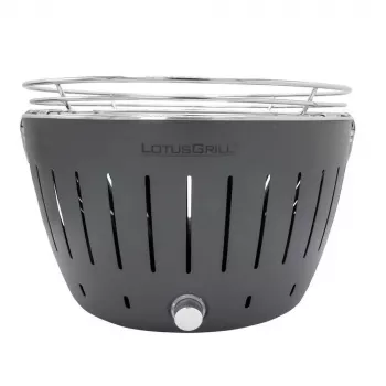 Stolní gril na dřevěné uhlí LotusGrill G340 32 cm antracit s USB