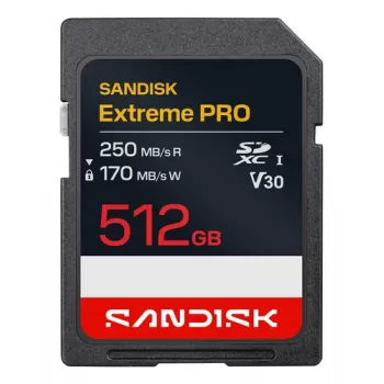 SanDisk Extreme Pro 512 GB SDXC UHS-I paměťová karta