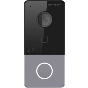 Hikvision DS-KV6113-PE1(C) videotelefon s 2 MP kamerou, PoE, čtečkou karet Mifare, IP65, IK08, černý