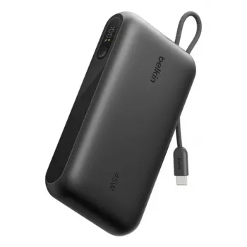 Belkin BoostCharge powerbanka s displejem 20000 mAh černá s USB-C kabelem