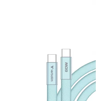 Verbatim Sync & Charge USB-C na USB-C 60W 120cm modrá