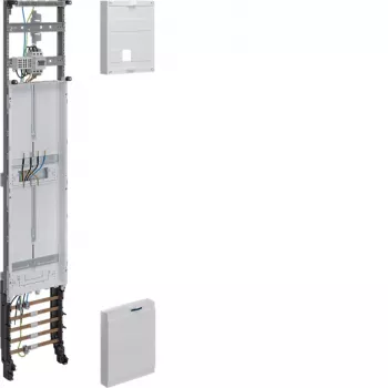 Hager universZ kompletní elektroměrový panel 1350mm 1 elektroměrové místo 1 rezervní místo NRW/SH/MV/NI
