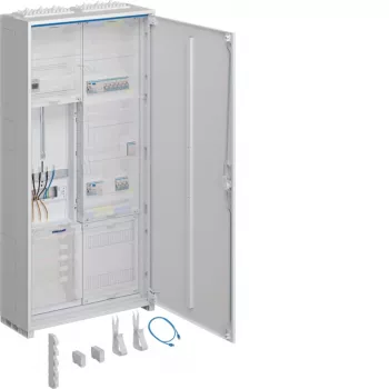 Hager ZB323T15DT univerzální elektroměrový a rozvodný rozváděč IP44 15 řad 180 TE 3 pole bílý