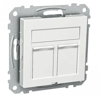 Schneider Electric datová zásuvka Actassi S-One Cat6A STP RJ45 bílá