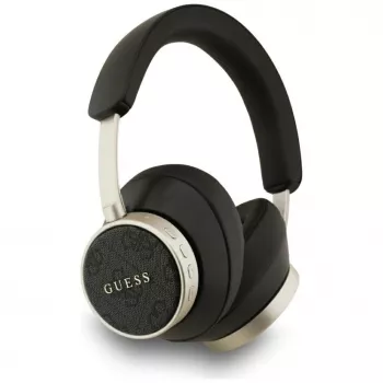 Guess 4G Classic Logo bezdrátová on-ear Bluetooth sluchátka - černá