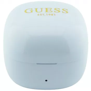 GUESS Mini Classic Open-Ear bezdrátové špunty tyrkysové
