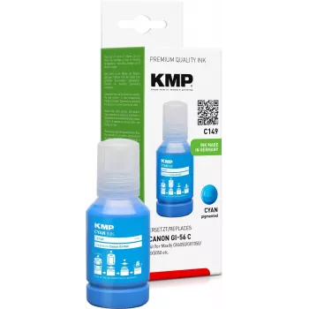 Inkoustová lahvička KMP 1584,0003 cyan 135 ml 14 000 stran jednotlivé balení