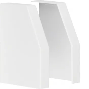 Hager L22359010 pár koncovek pro kanál RK 150x110 mm, čistě bílá