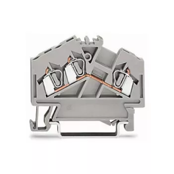 Průchozí svorka WAGO 280-641 pro 3 vodiče, 2,5 mm, šedá