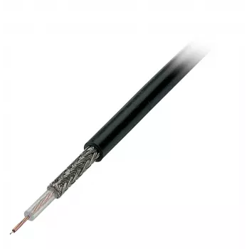 EFB Elektronik RG174 U koaxiální kabel, 50 Ohm, černý, 100m