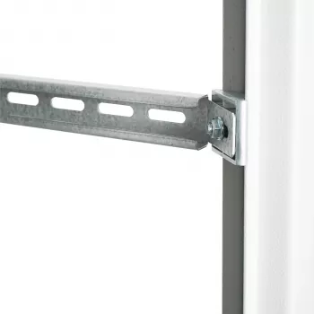 EFB Elektronik C-profilová lišta pro vedení kabelů, hloubka 800 mm, pozinkovaná ocel, stříbrná