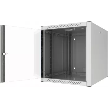 EFB Elektronik 19 inch nástěnná skříň 12U hloubka 800 mm předmontovaná RAL7035