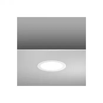 RZB LED Toledo Flat 18W/840 4000K Neutral White Surface Mounted Ceiling/Wall Light IP44 White