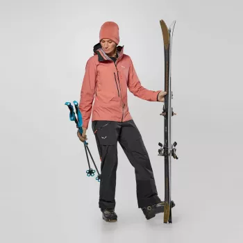 Dámská bunda Salewa Sella 3L PTX Jacket Desert Pink XS