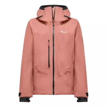 Dámská bunda Salewa Sella 3L PTX Jacket Desert Pink velikost L
