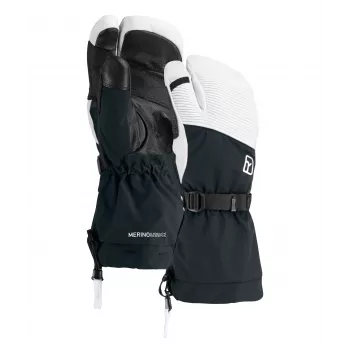Rukavice Ortovox Freeride 3 Finger Glove Pro, Black Raven/Black, XXL