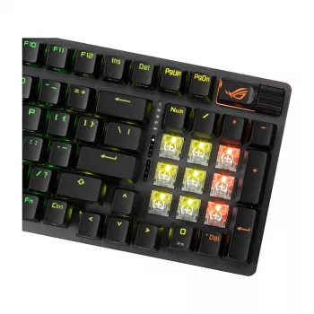 ASUS ROG Strix Scope II 96 Wireless herní klávesnice francouzské rozložení černá