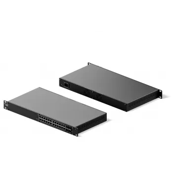 TELTONIKA managed switch SWM282 24x1GB RJ45, 4x1GB SFP, 12 x PoE+ 300W celkem
