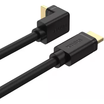 UNITEK Y-C1009 HDMI 2.0 kabel 270stupňový zahnutý 4K 3m černý