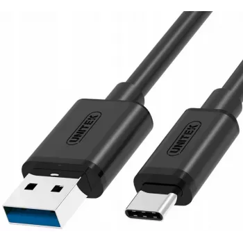 Kabel UNITEK USB 3.1 Type-A na Type-C 3 m černý
