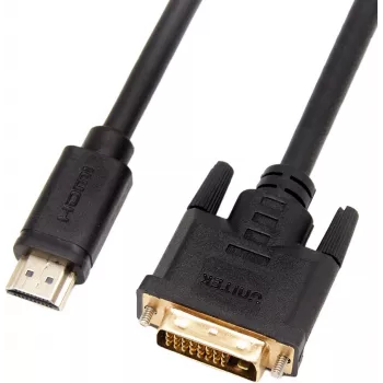 UNITEK obousměrný HDMI na DVI-D kabel 2m černý