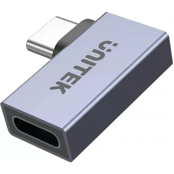 UNITEK USB-C na USB-C pravoúhlý plochý adaptér 40Gbps