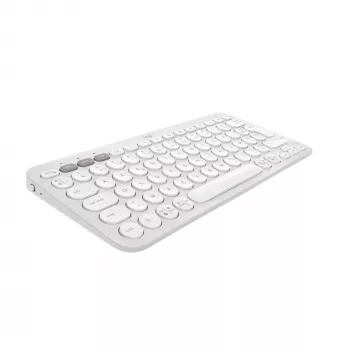 Bezdrátová klávesnice Logitech Pebble Keys 2 K380s, Tonal White