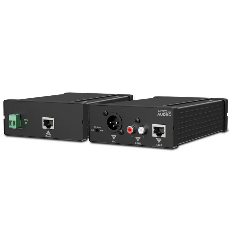Audio konvertor AUDAC APG20MK2, černý