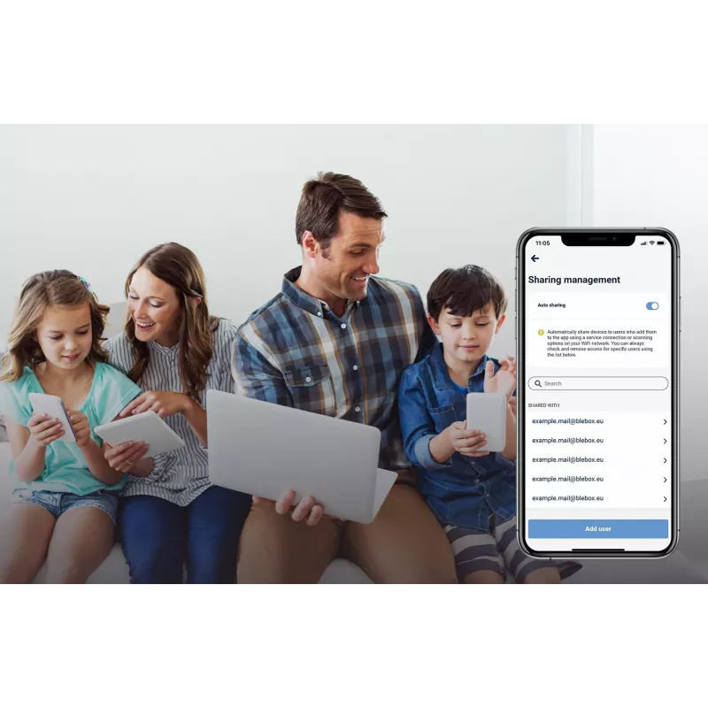 BLEBOX inputSensorQ WiFi modul se 4 vstupy