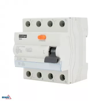 SCHELINGER proudový chránič RCCB typ A 4P 25A 30mA 10kA VDE
