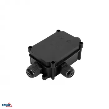 BEMKO E04-HP3-PG9-IP66 Hermetická rozvodná krabice se 3 kabelovými vývodkami IP66