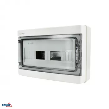 SCHELINGER A80-RHN-IP65-NPE-18P Rozvaděč na omítku IP65 18N+18PE 1x18P šedý