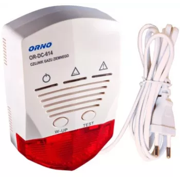 ORNO OR-DC-614 detektor zemního plynu (metan, CNG, LNG) 230V