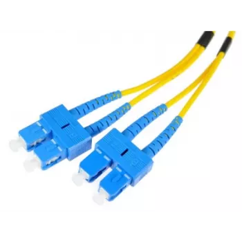 OPTIX jednovidový duplexní SC/UPC na SC/UPC optický patch kabel 2m