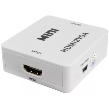 PULSAR převodník HDMI na VGA s audiem - černý