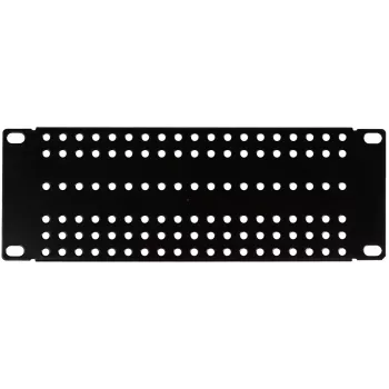 ATTE ADD-RACK10-2U1 10 inch 2U rackový montážní adaptér s rovnými otvory, černý