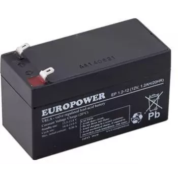 AGM akumulátor EUROPOWER EP 1.2-12 12 V 1,2 Ah (životnost 6–9 let)