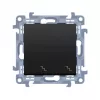 KONTAKT SIMON 10 Modul univerzálního vypínače 10AX 250V matně černý 2x šroubové svorky